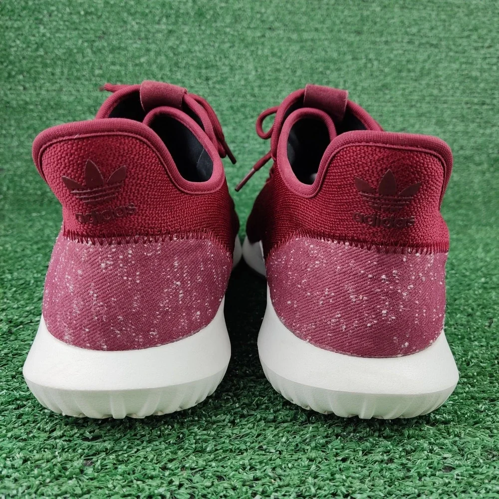 Adidas Sneakers Mens‎ 13 Burgundy Tubular Shadow BY3571 Melange Knit Low Top